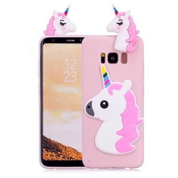 Unicorn Soft 3D Silicone Case for Samsung Galaxy S8 Plus S8+ - Pink