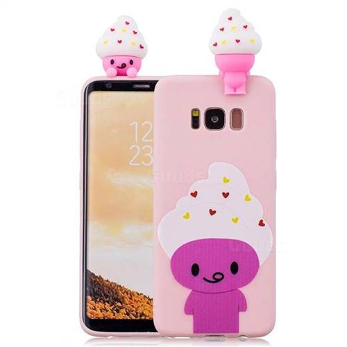Ice Cream Man Soft 3D Climbing Doll Soft Case for Samsung Galaxy S8 Plus S8+