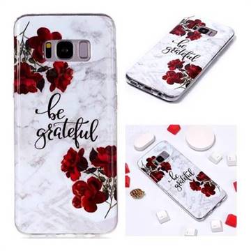Rose Soft TPU Marble Pattern Phone Case for Samsung Galaxy S8 Plus S8+