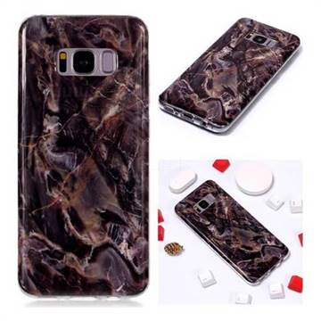 Brown Soft TPU Marble Pattern Phone Case for Samsung Galaxy S8 Plus S8+