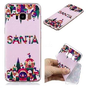 Christmas Deer Xmas Super Clear Soft TPU Back Cover for Samsung Galaxy S8 Plus S8+