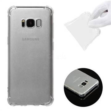 Anti-fall Clear Soft Back Cover for Samsung Galaxy S8 Plus S8+ - Transparent