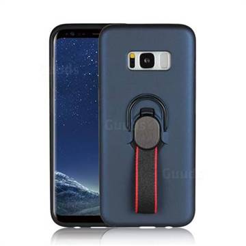 Raytheon Multi-function Ribbon Stand Back Cover for Samsung Galaxy S8 Plus S8+ - Blue