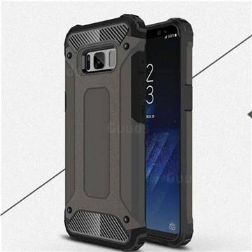 King Kong Armor Premium Shockproof Dual Layer Rugged Hard Cover for Samsung Galaxy S8 Plus S8+ - Bronze