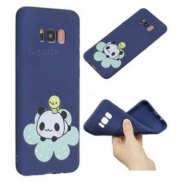 Panda and Chick Anti-fall Frosted Relief Soft TPU Back Cover for Samsung Galaxy S8 Plus S8+