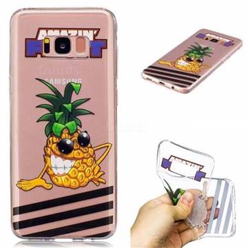 Pineapple Monster Super Clear Soft TPU Back Cover for Samsung Galaxy S8 Plus S8+