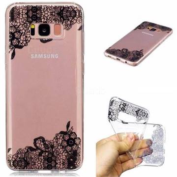 Lace Flower Super Clear Soft TPU Back Cover for Samsung Galaxy S8 Plus S8+