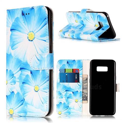 Orchid Flower PU Leather Wallet Case for Samsung Galaxy S8 Plus S8+