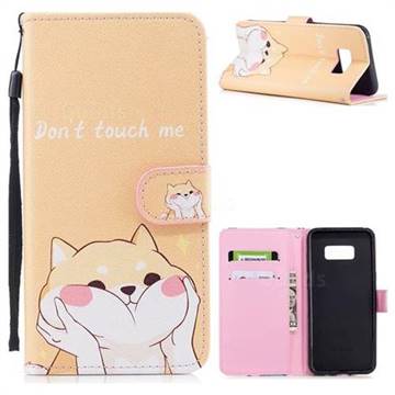 Shiba Dogs PU Leather Wallet Case for Samsung Galaxy S8 Plus S8+