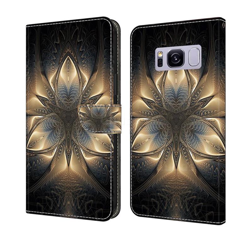 Resplendent Mandala Crystal PU Leather Protective Wallet Case Cover for Samsung Galaxy S8 Plus S8+
