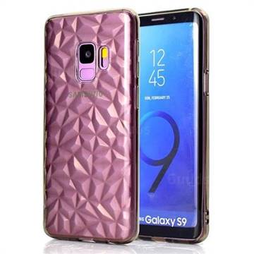 Diamond Pattern Shining Soft TPU Phone Back Cover for Samsung Galaxy S9 - Gray