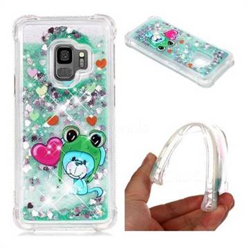 Heart Frog Lion Dynamic Liquid Glitter Sand Quicksand Star TPU Case for Samsung Galaxy S9