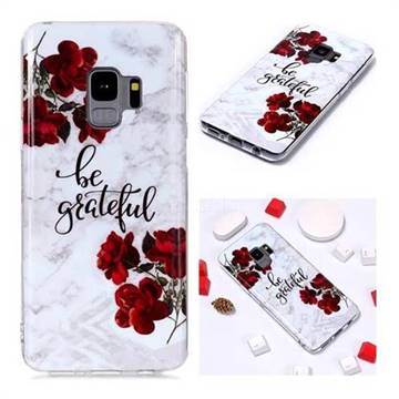 Rose Soft TPU Marble Pattern Phone Case for Samsung Galaxy S9
