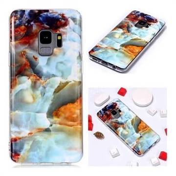 Fire Cloud Soft TPU Marble Pattern Phone Case for Samsung Galaxy S9