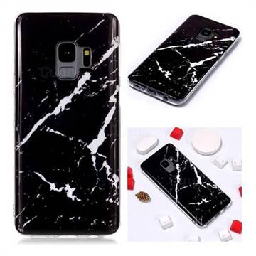 Black Rough white Soft TPU Marble Pattern Phone Case for Samsung Galaxy S9