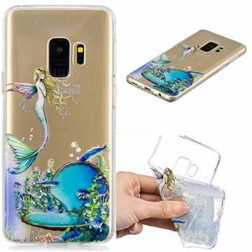 Mermaid Clear Varnish Soft Phone Back Cover for Samsung Galaxy S9