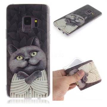 Cat Embrace IMD Soft TPU Cell Phone Back Cover for Samsung Galaxy S9