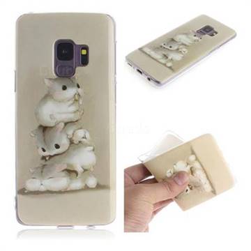 Three Squirrels IMD Soft TPU Cell Phone Back Cover for Samsung Galaxy S9