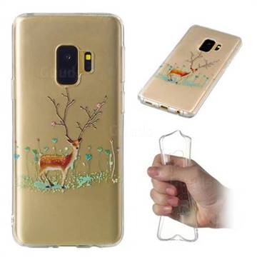 Branches Elk Super Clear Soft TPU Back Cover for Samsung Galaxy S9