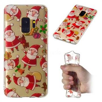 Santa Claus Super Clear Soft TPU Back Cover for Samsung Galaxy S9