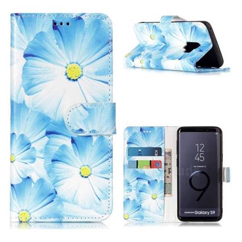 Orchid Flower PU Leather Wallet Case for Samsung Galaxy S9