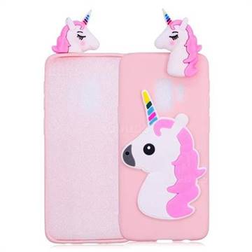 Unicorn Soft 3D Silicone Case for Samsung Galaxy S9 Plus(S9+) - Pink