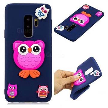 Owl Baby Soft 3D Silicon Phone Back Cover for Samsung Galaxy S9 Plus(S9+)