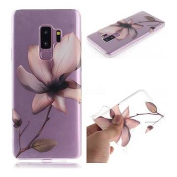 Magnolia Flower Super Clear Soft TPU Back Cover for Samsung Galaxy S9 Plus(S9+)