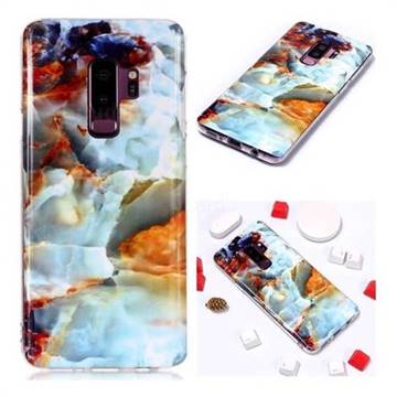 Fire Cloud Soft TPU Marble Pattern Phone Case for Samsung Galaxy S9 Plus(S9+)