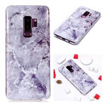 Light Gray Soft TPU Marble Pattern Phone Case for Samsung Galaxy S9 Plus(S9+)
