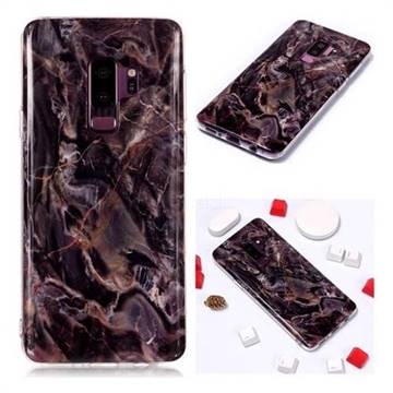 Brown Soft TPU Marble Pattern Phone Case for Samsung Galaxy S9 Plus(S9+)