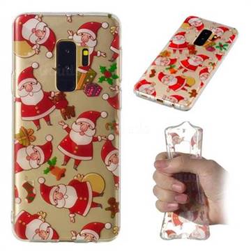 Santa Claus Super Clear Soft TPU Back Cover for Samsung Galaxy S9 Plus(S9+)
