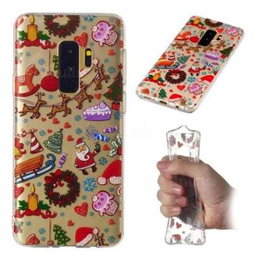 Christmas Playground Super Clear Soft TPU Back Cover for Samsung Galaxy S9 Plus(S9+)