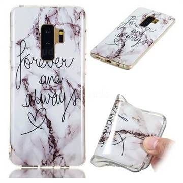 Forever Soft TPU Marble Pattern Phone Case for Samsung Galaxy S9 Plus(S9+)