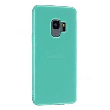 2mm Candy Soft Silicone Phone Case Cover for Samsung Galaxy S9 Plus(S9+) - Light Blue