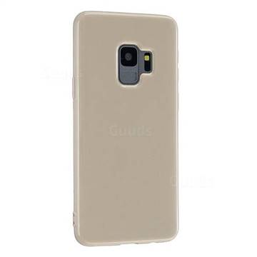 2mm Candy Soft Silicone Phone Case Cover for Samsung Galaxy S9 Plus(S9+) - Khaki