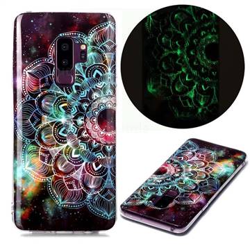 Datura Flowers Noctilucent Soft TPU Back Cover for Samsung Galaxy S9 Plus(S9+)