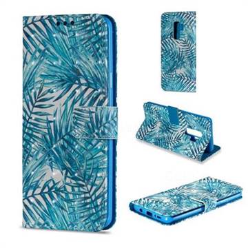 Banana Leaves 3D Painted Leather Wallet Case for Samsung Galaxy S9 Plus(S9+)