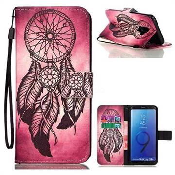 Wind Chimes Leather Wallet Phone Case for Samsung Galaxy S9 Plus(S9+)