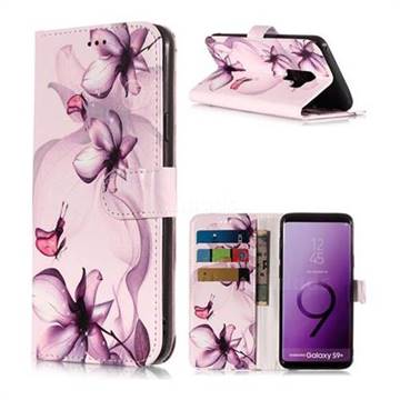 Dream Lotus Flower PU Leather Wallet Phone Case for Samsung Galaxy S9 Plus(S9+)