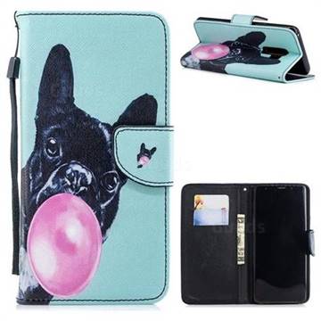Balloon dDog PU Leather Wallet Phone Case for Samsung Galaxy S9 Plus(S9+)