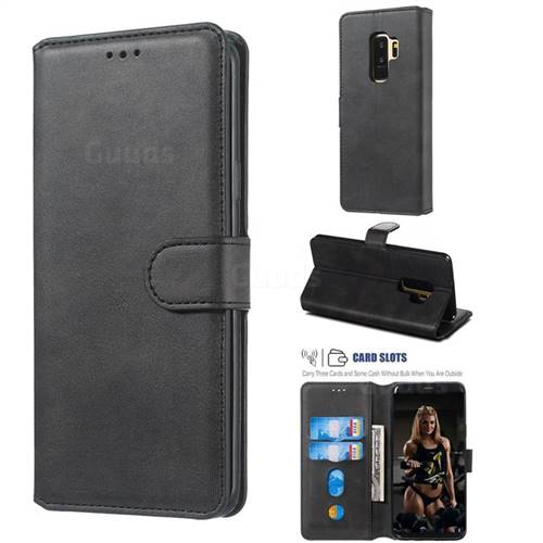Retro Wallet Case for Samsung Galaxy S9 Plus Leather Cover Compatible with Samsung Galaxy S9 Plus 
