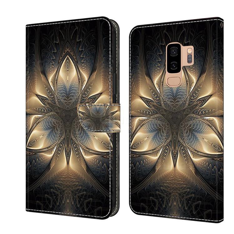 Resplendent Mandala Crystal PU Leather Protective Wallet Case Cover for Samsung Galaxy S9 Plus(S9+)