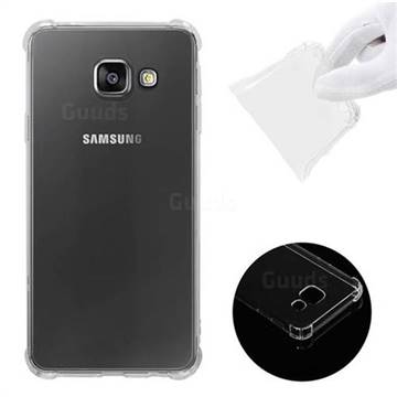 Anti-fall Clear Soft Back Cover for Samsung Galaxy A3 2016 A310 - Transparent