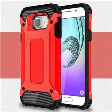 King Kong Armor Premium Shockproof Dual Layer Rugged Hard Cover for Samsung Galaxy A3 2016 A310 - Big Red