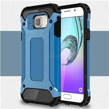 King Kong Armor Premium Shockproof Dual Layer Rugged Hard Cover for Samsung Galaxy A3 2016 A310 - Sky Blue