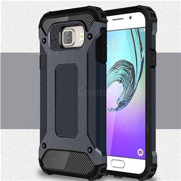 King Kong Armor Premium Shockproof Dual Layer Rugged Hard Cover for Samsung Galaxy A3 2016 A310 - Navy