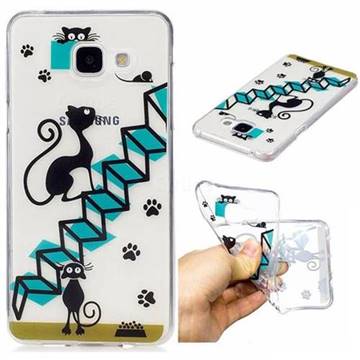 Stair Cat Super Clear Soft TPU Back Cover for Samsung Galaxy A3 2016 A310