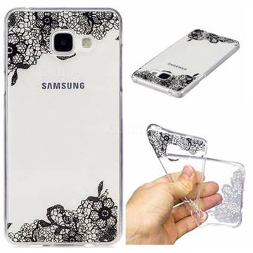 Lace Flower Super Clear Soft TPU Back Cover for Samsung Galaxy A3 2016 A310