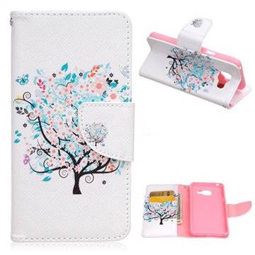 Colorful Tree Leather Wallet Case for Samsung Galaxy A3 2016 A310